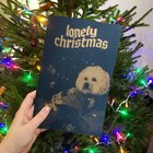 Me and my friend publish a zine every December of silly festive themed art and writing as a substitute for the colouring in and paper crafts we were allowed to do around Christmas in school! Here’s this years cover (that’s my dog).