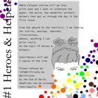 Call for Submissions for zine on Heroes & Helpers.