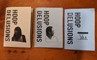The first three issues of Hoop Delusions, my zine serial about truly believing I was destined to play in the NBA.